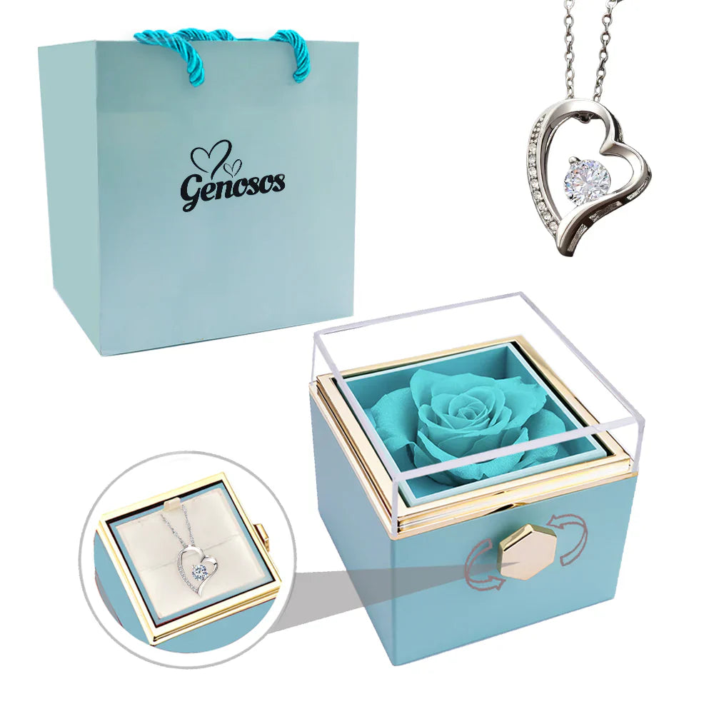 Collana Amore Eterno + Rosa Eterna