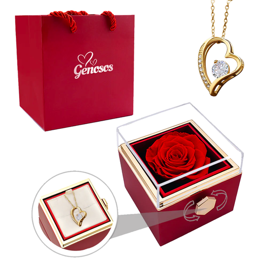 Collana Amore Eterno + Rosa Eterna